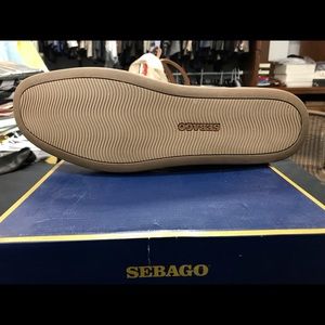 New sebago leather upper in original box